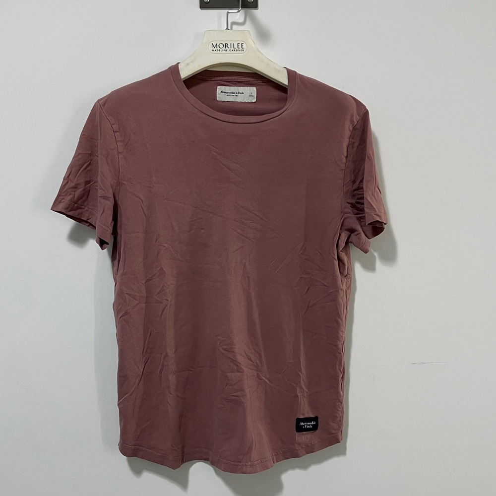 Abercrombie & Fitch Dusty Rose Short Sleeve Tee